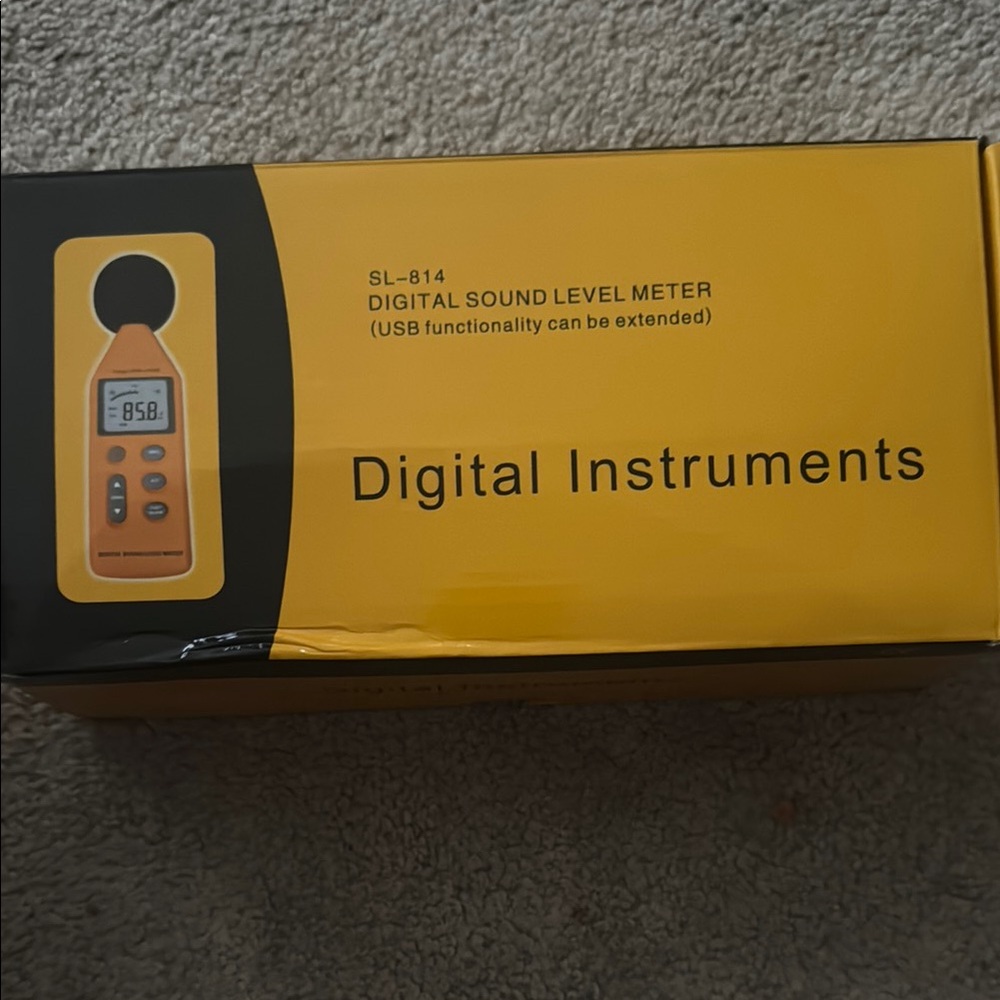 SL-814 Sound Level Meter - Yellow